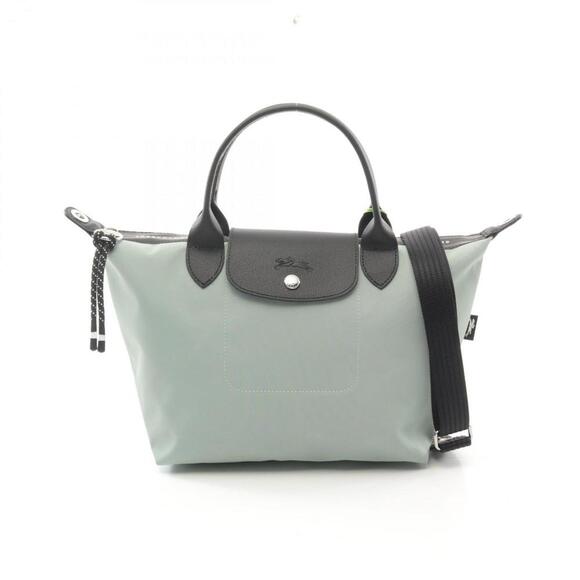 LONGCHAMP Black Leather Tote Bag - Picture 1 of 6